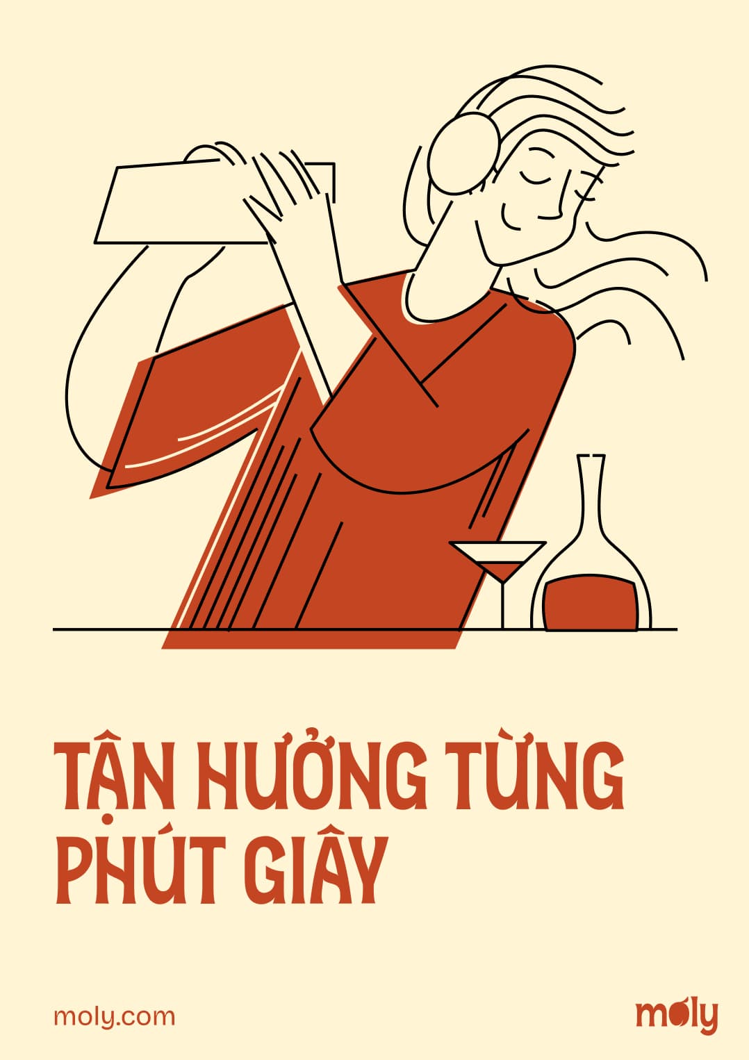 Mơ Ly Apricot Liquor Branding — Concept 3 / 04